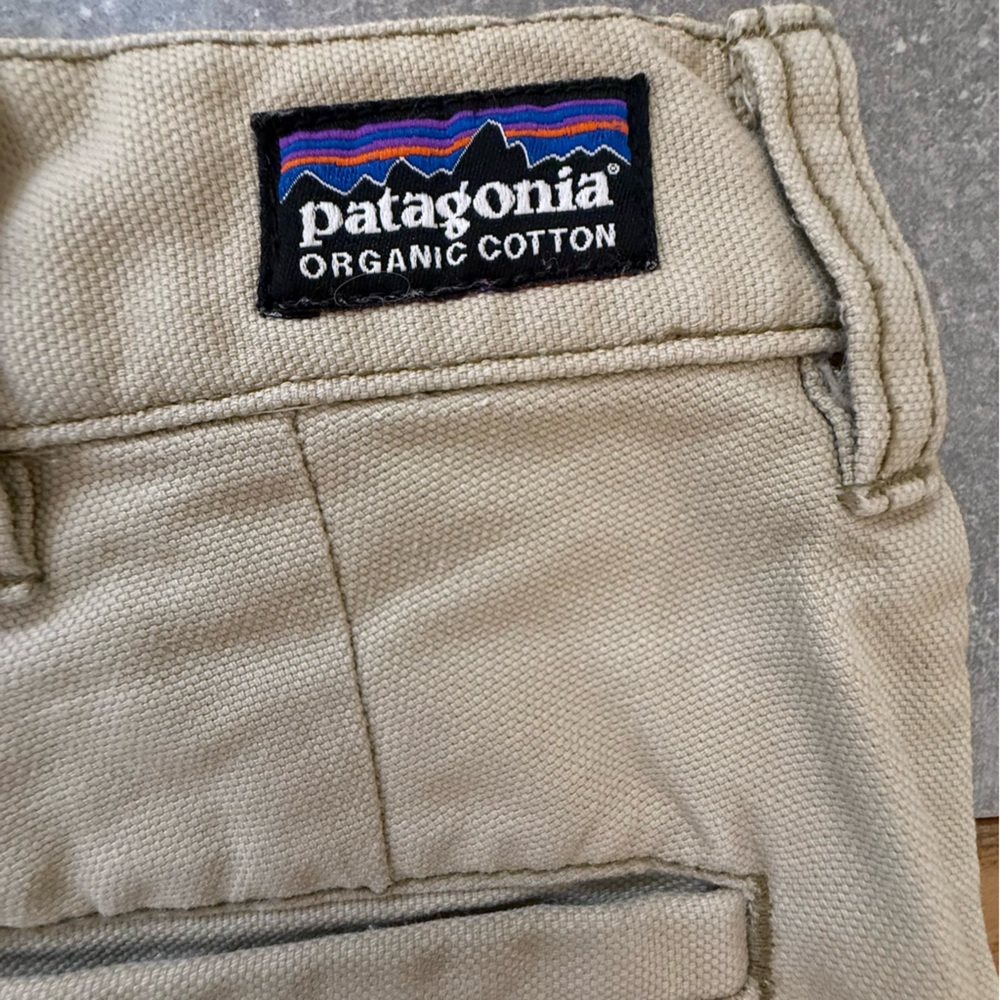 Patagonia Men's Tan Stand Up Shorts Organic Cotton Canvas 5” Inseam Size 30 - Picture 3 of 9